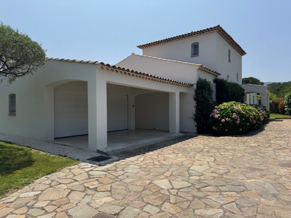 ravalement de facade villa sainte maxime